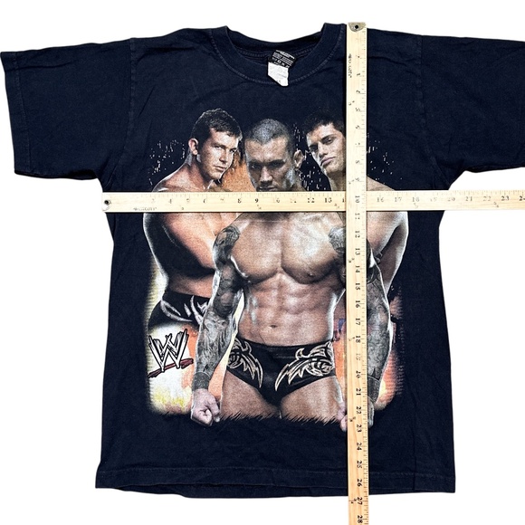 Vintage Y2K WWE Legacy Cody Rhodes Randy Orton RAW 2009 T Shirt Mens Medium - Picture 9 of 9